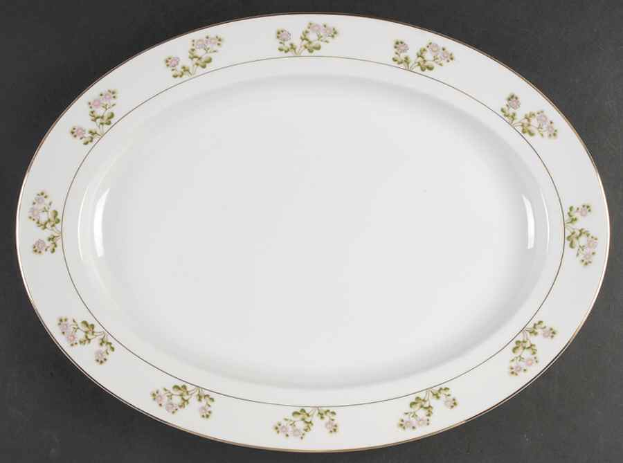 Hakone 16" Oval Serving Platter by Noritake-1