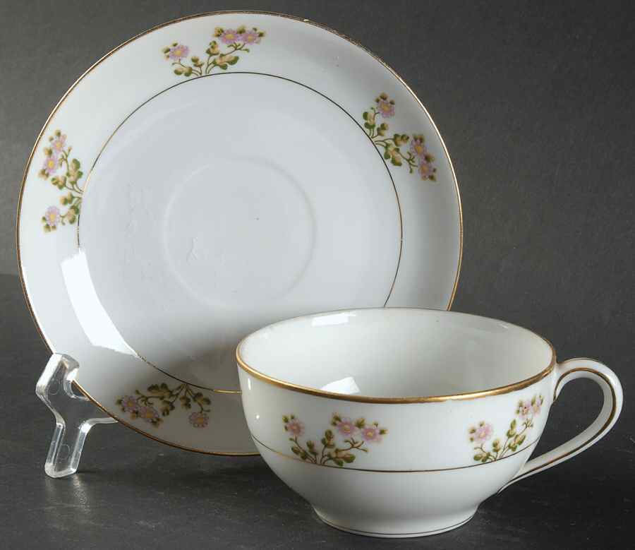 Hakone Flat Cup & Saucer Set by Noritake-1
