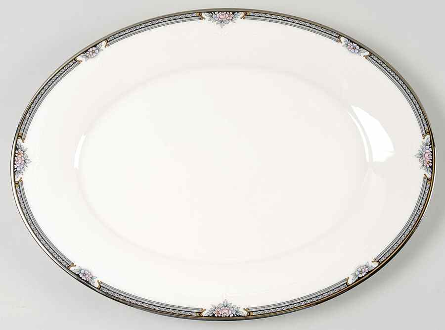 Halifax 13" Oval Serving Platter by Noritake-1