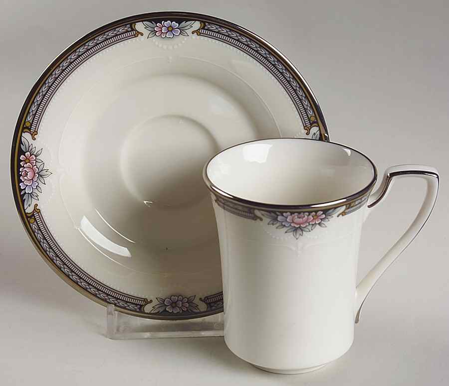Halifax Flat Demitasse Cup & Saucer Set by Noritake-1