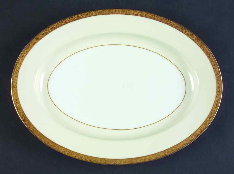 Halcyon 11" Oval Serving Platter by Noritake-1