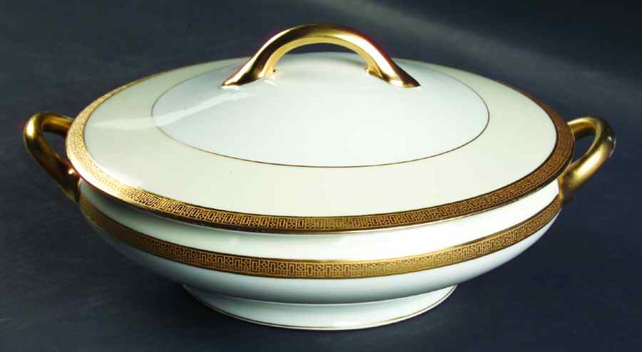 Halcyon Round Covered Vegetable by Noritake-1