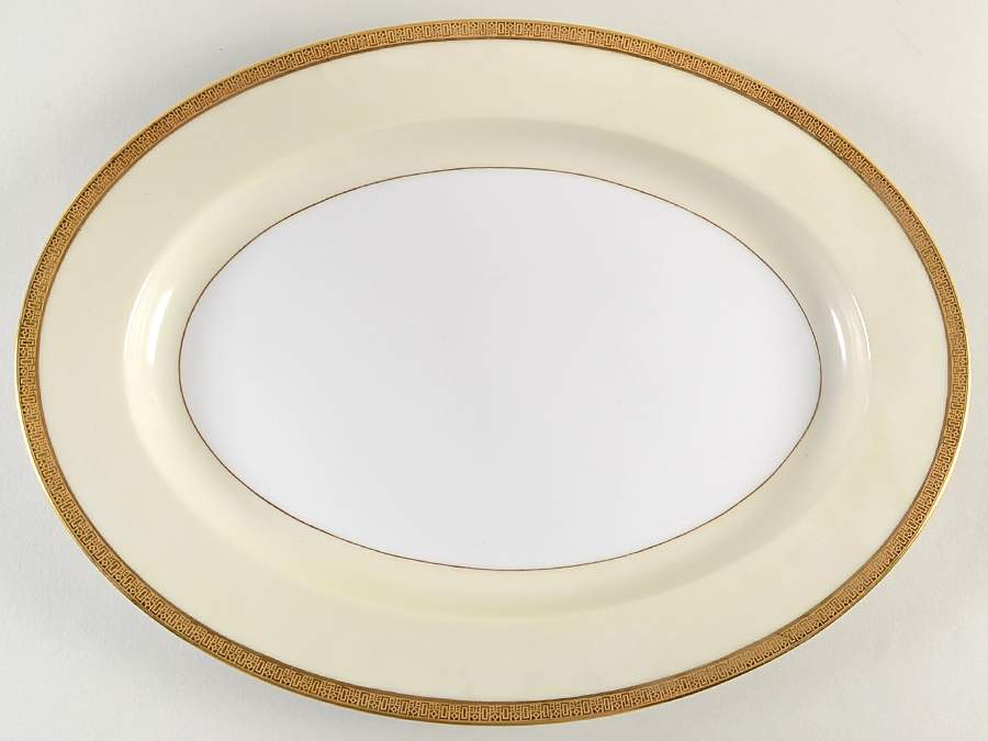 Halcyon 13" Oval Serving Platter by Noritake-1
