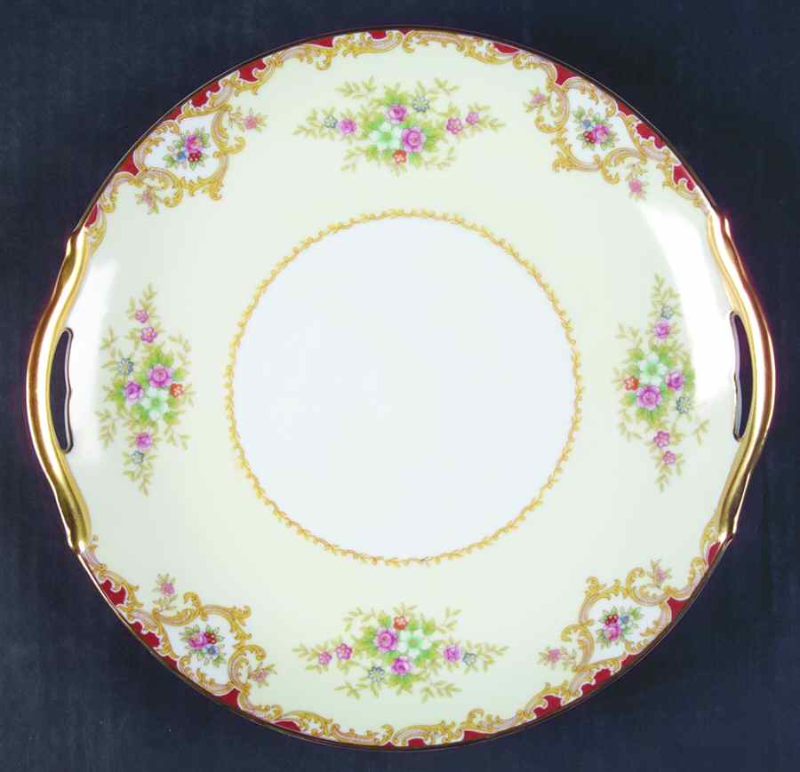 Hampton Handled Cake Plate by Noritake-1