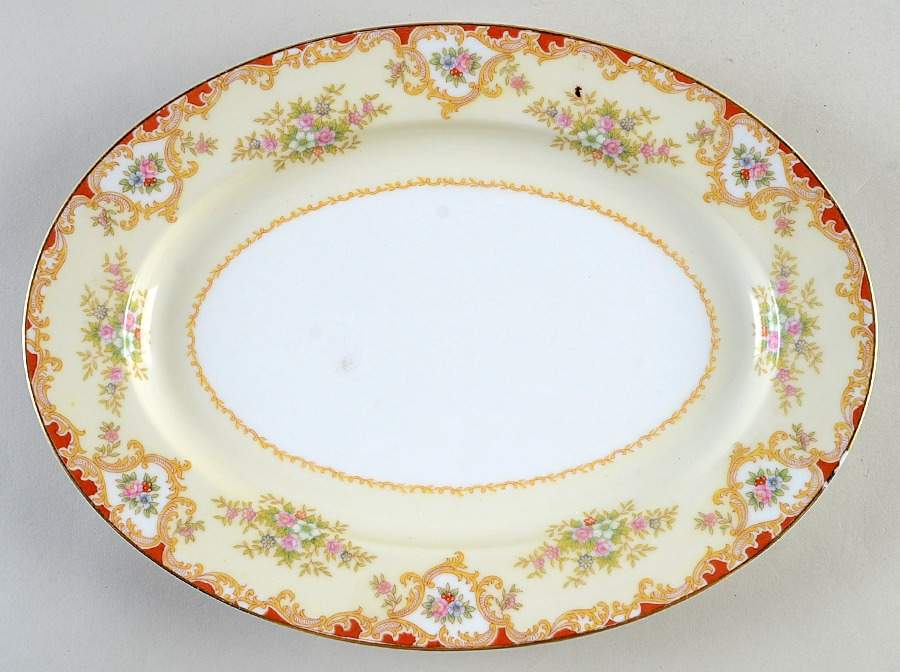 Hampton 11" Oval Serving Platter by Noritake-1