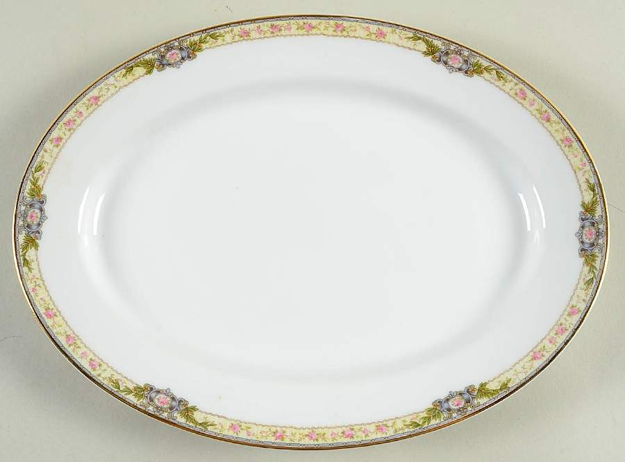 Hanover 11" Oval Serving Platter by Noritake-1