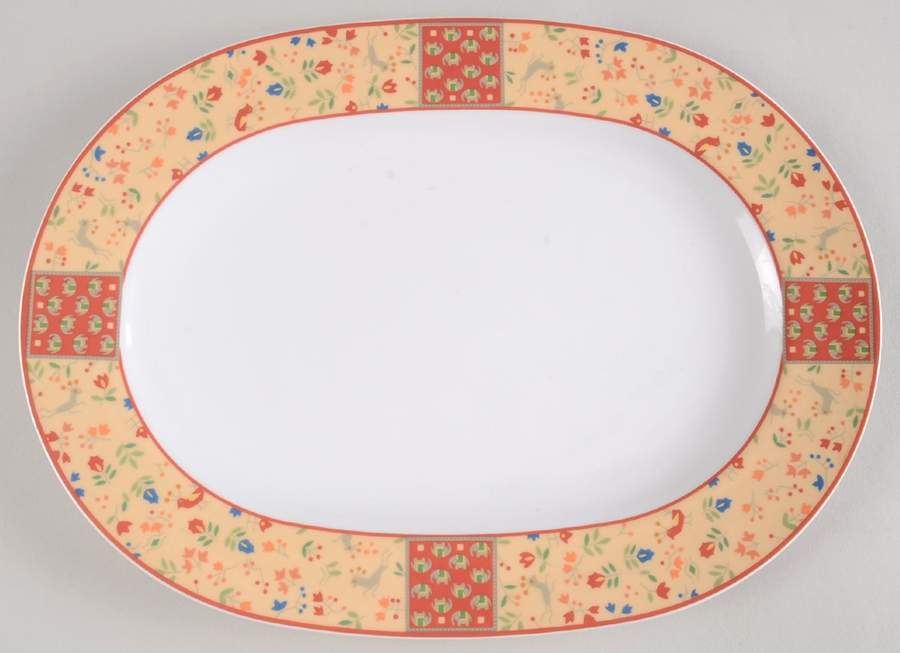 Hannibal 14" Oval Serving Platter by Noritake-1
