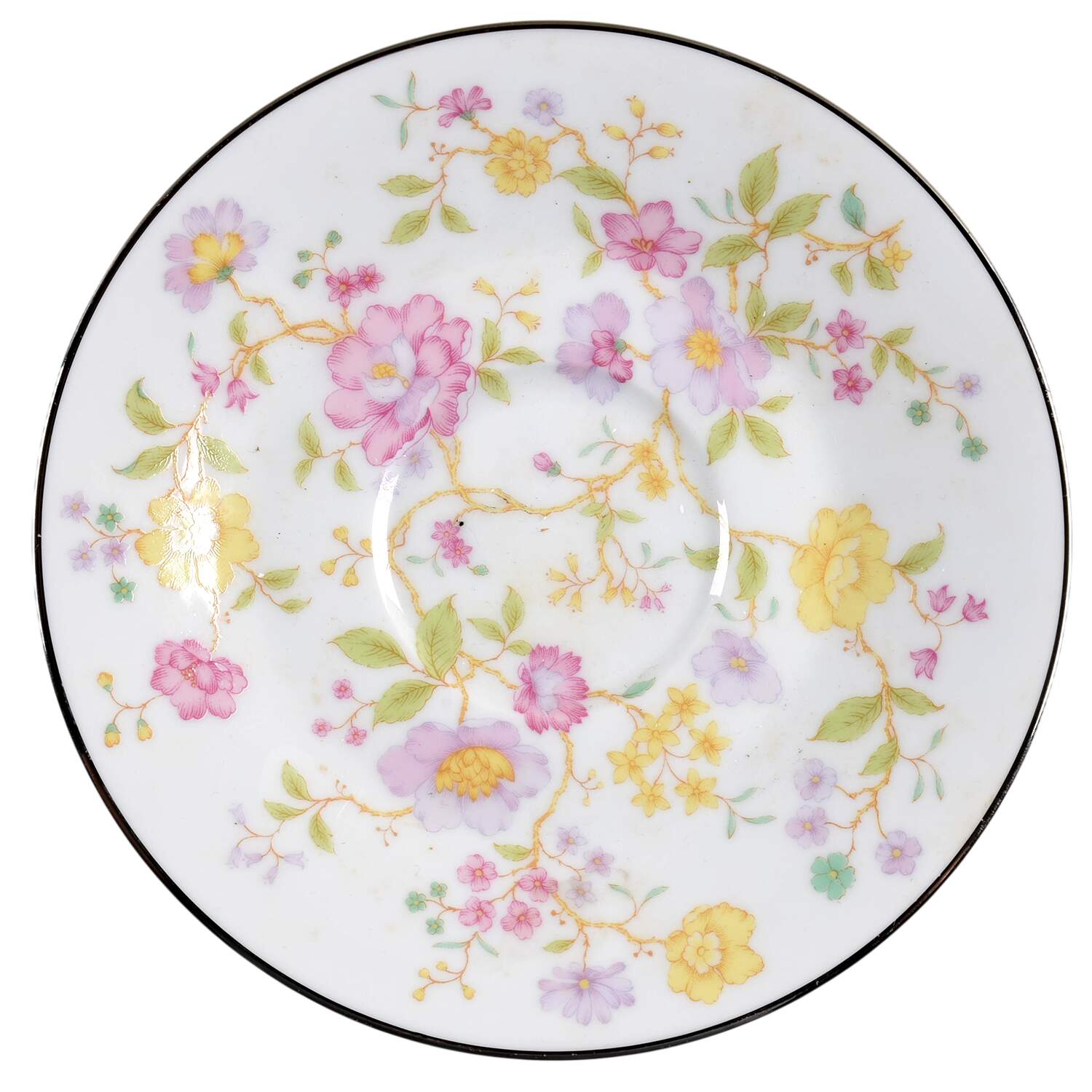 Harmony (Platinum Trim) Saucer by Noritake-1