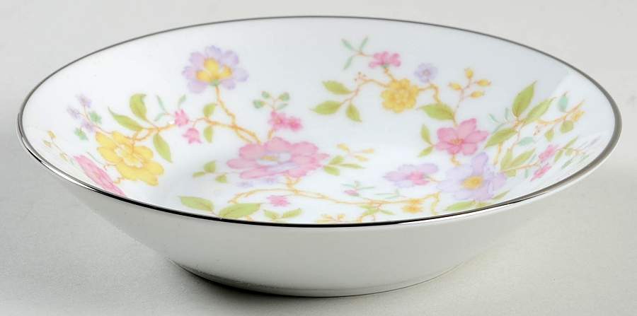 Harmony (Platinum Trim) Fruit/Dessert (Sauce) Bowl by Noritake-1