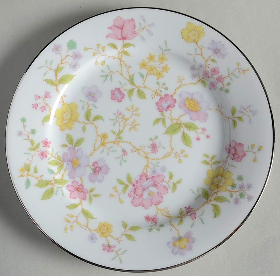 Harmony (Platinum Trim) Salad Plate by Noritake-1