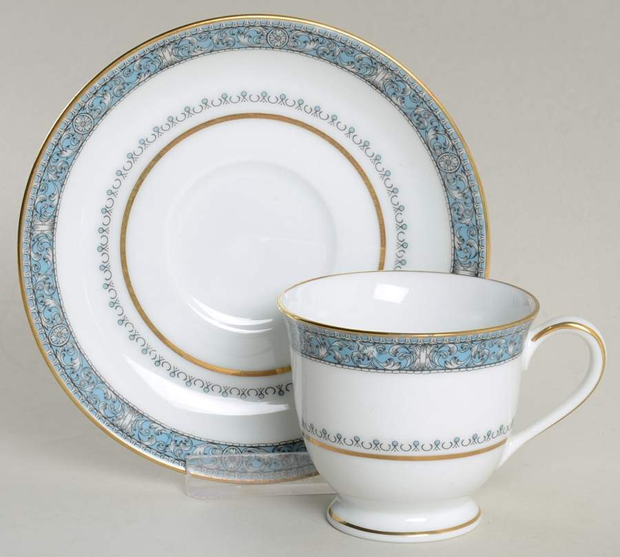 Harcourt Footed Demitasse Cup & Saucer Set by Noritake-1