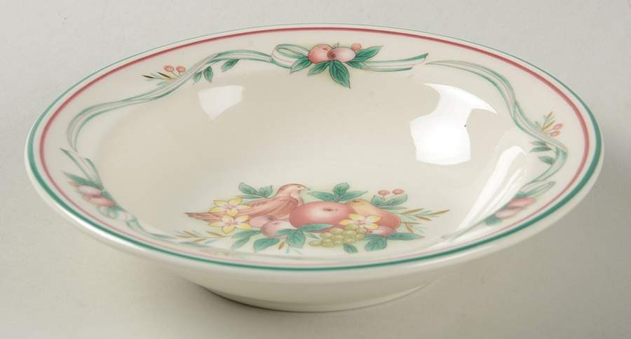 Harvest Ribbon Rim Fruit/Dessert (Sauce) Bowl by Noritake-1