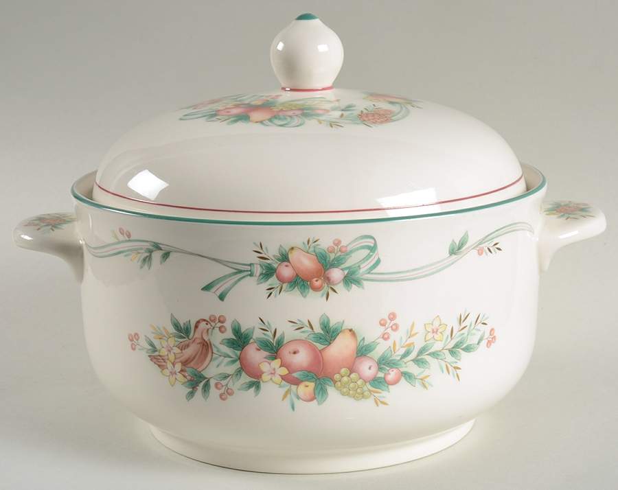 Harvest Ribbon Round Covered Vegetable by Noritake-1