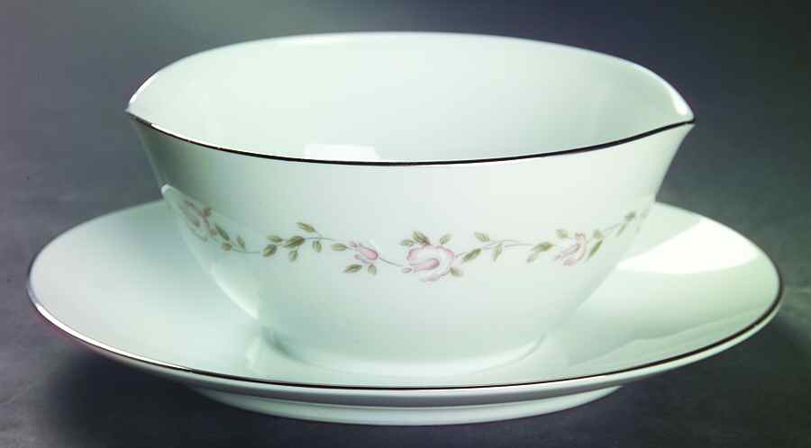 Harley Gravy Boat with Attached Underplate by Noritake-1