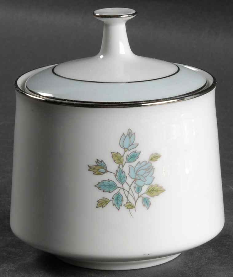 Harvard Rose Sugar Bowl & Lid by Noritake-1