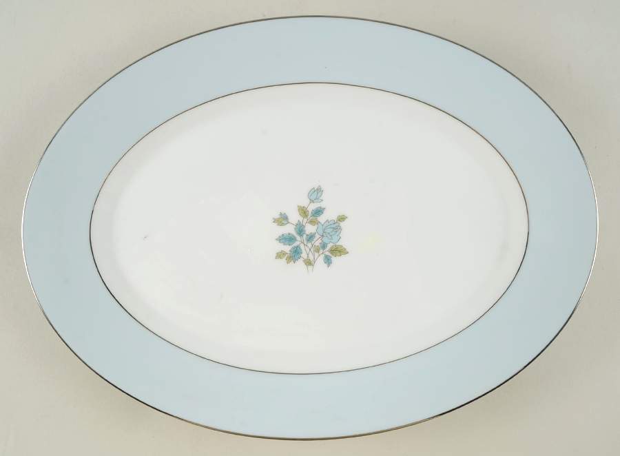 Harvard Rose 14" Oval Serving Platter by Noritake-1