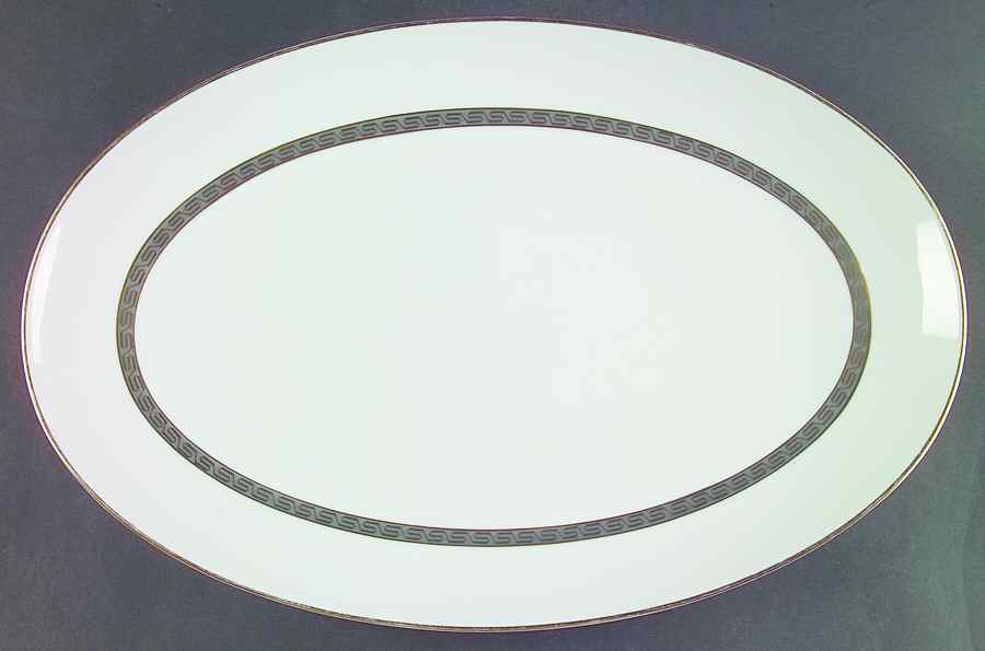 Hartford 16" Oval Serving Platter by Noritake-1
