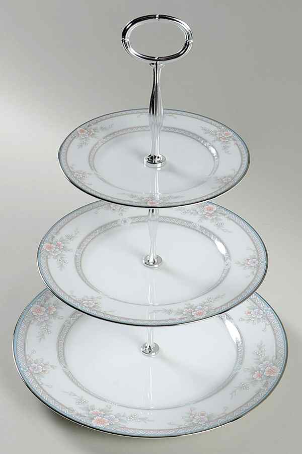 Hartley 13 7/8"-14 1/4" 3-Tiered Serving Tray(DP,SP,BB) HC by Noritake-1