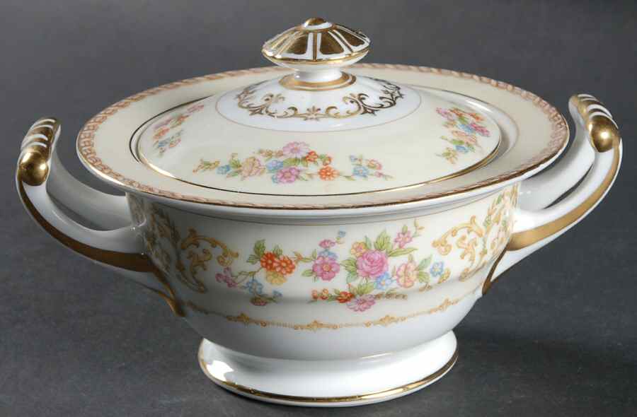 Hartsen Sugar Bowl & Lid by Noritake-1