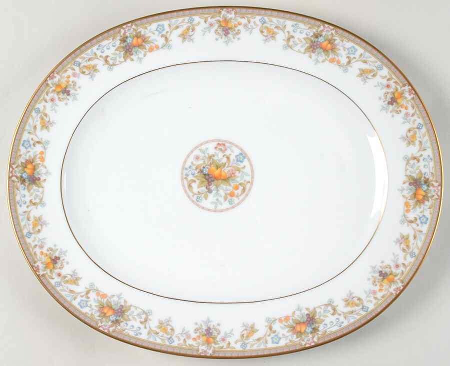 Harvesting 15" Oval Serving Platter by Noritake-1