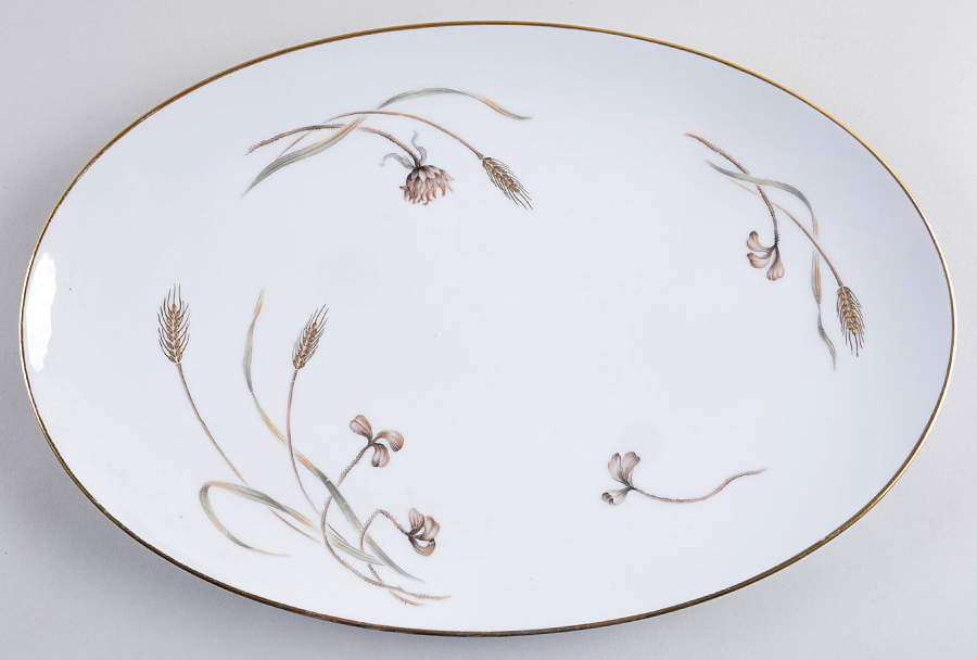 Harvester 14" Oval Serving Platter by Noritake-1