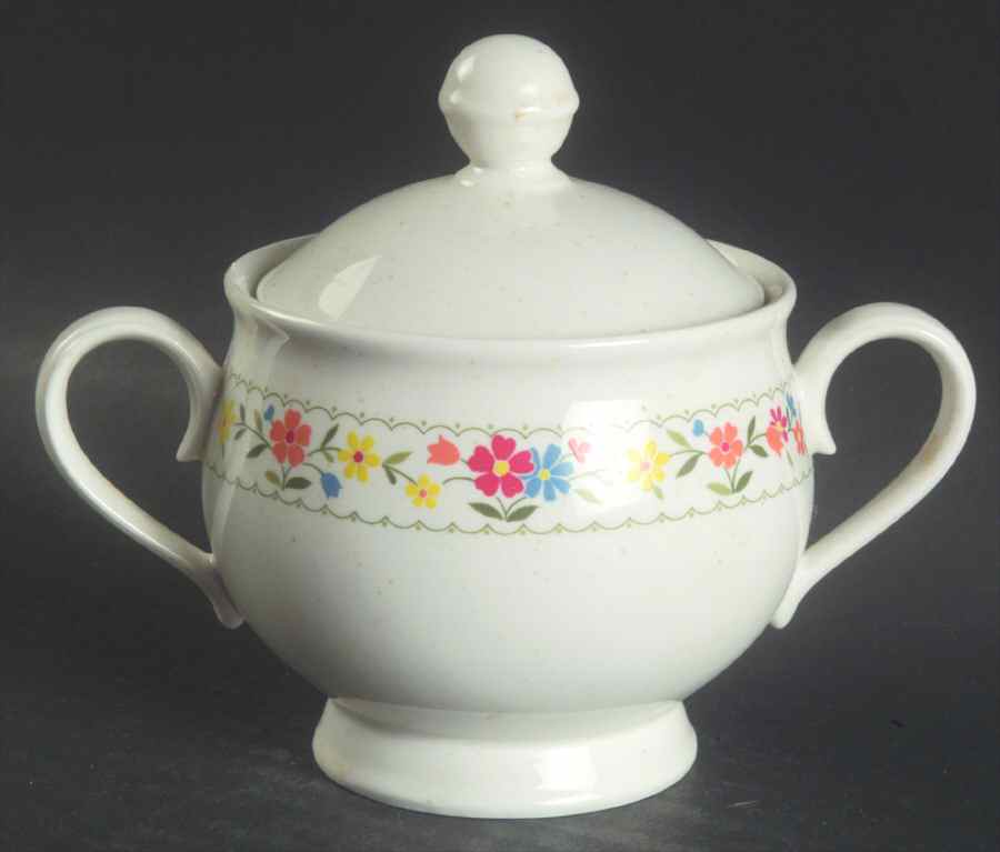 Happy Talk Sugar Bowl & Lid by Noritake-1