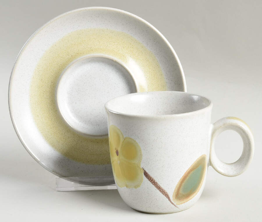 Happy Time Flat Cup & Saucer Set by Noritake-1
