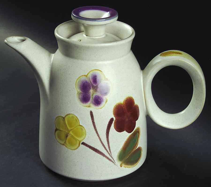 Happy Time Tea/Coffee Pot & Lid by Noritake-1