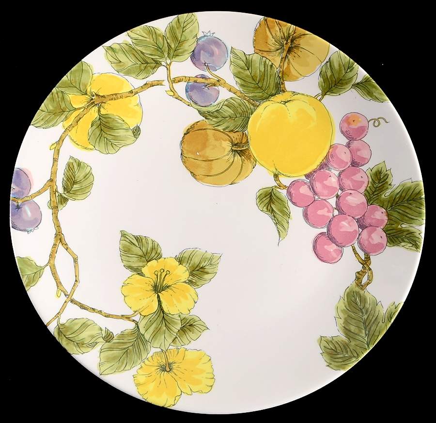 Harvest Time 12" Chop Plate (Round Platter) by Noritake-1