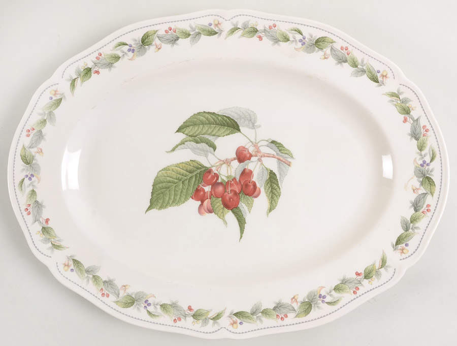Harvest Treasure 14" Oval Serving Platter by Noritake-1