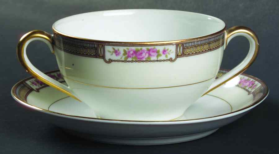 Haverford Flat Bouillon Cup & Saucer by Noritake-1