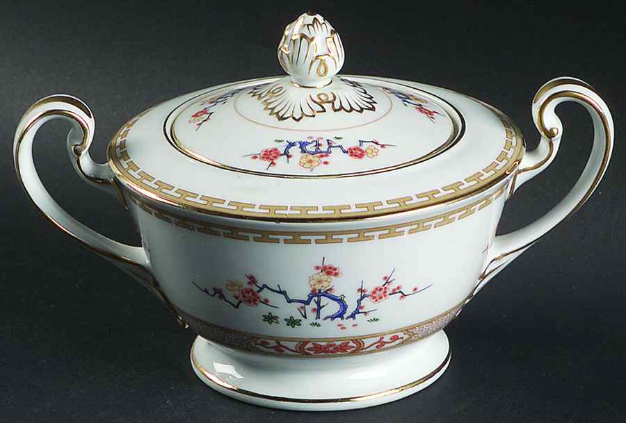 Hawthorne Sugar Bowl & Lid by Noritake-1