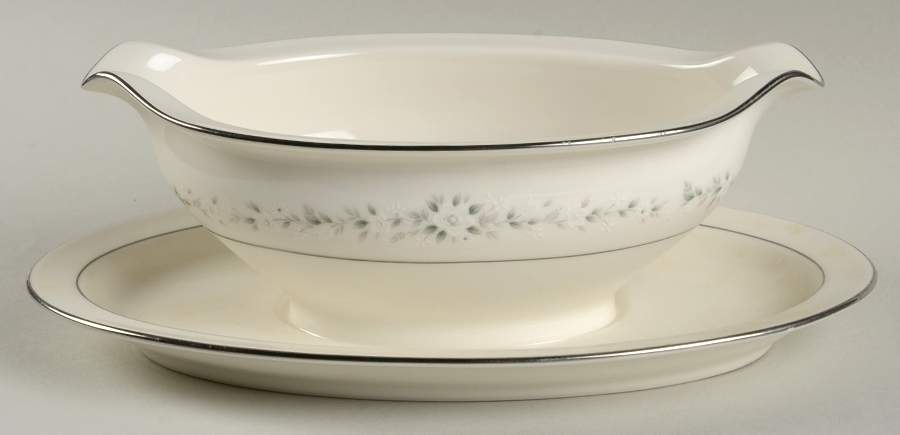 Heather Gravy Boat & Underplate by Noritake-1
