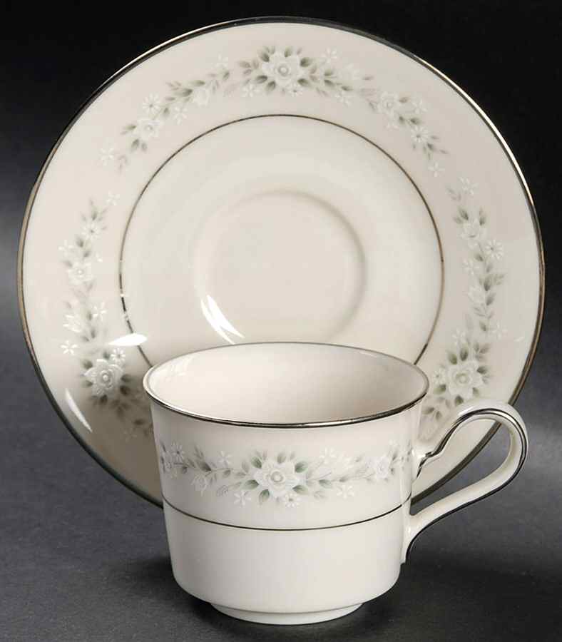 Heather Flat Demitasse Cup & Saucer Set by Noritake-1