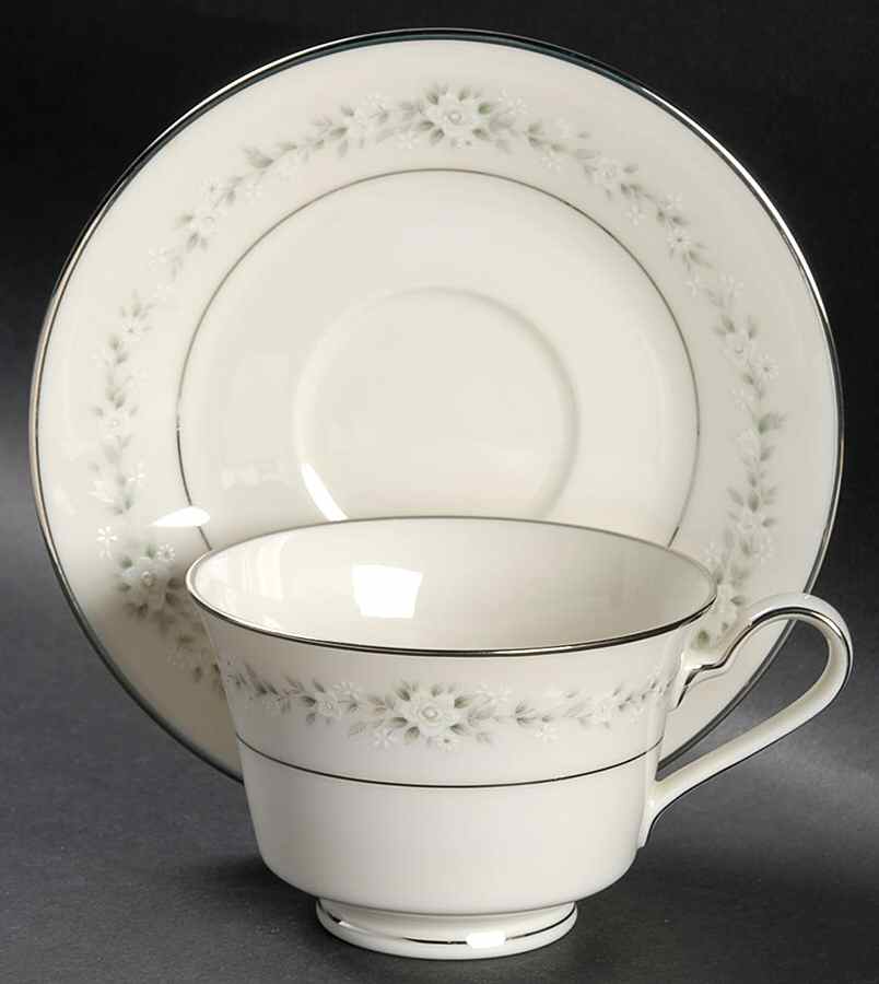 Heather Footed Cup & Saucer Set by Noritake-1