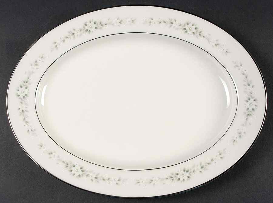 Heather 11" Oval Serving Platter by Noritake-1