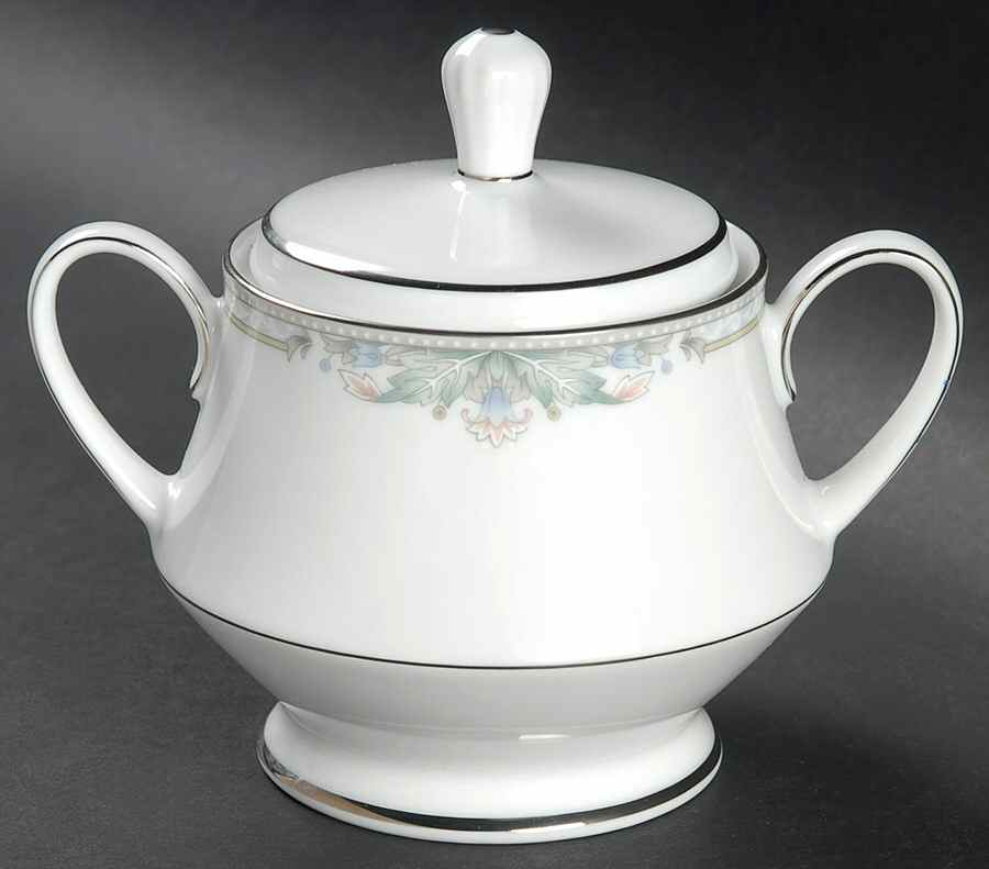 Heatherwood Sugar Bowl & Lid by Noritake-1