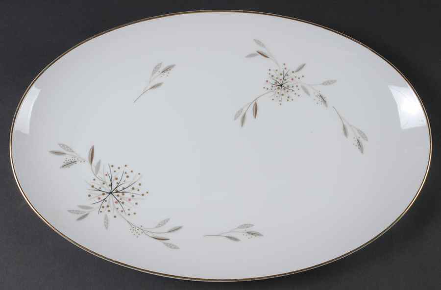 Helene 16" Oval Serving Platter by Noritake-1