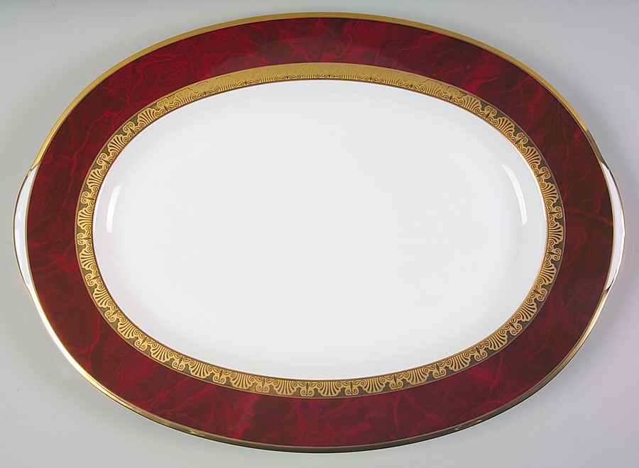 Hemingway 16" Oval Serving Platter by Noritake-1