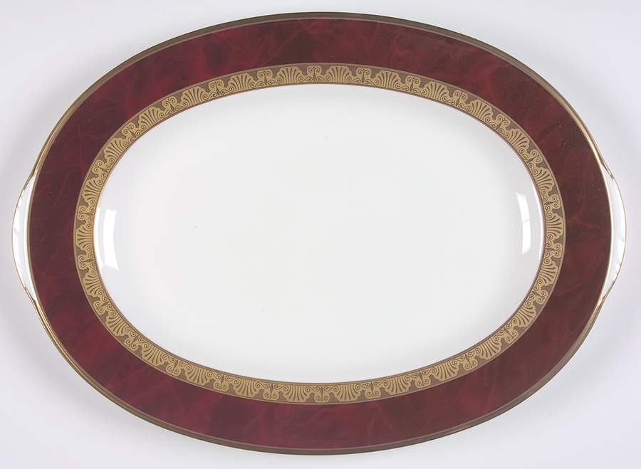 Hemingway 14" Oval Serving Platter by Noritake-1