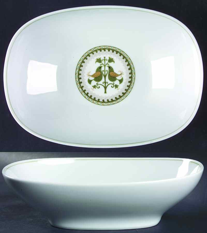 Hermitage 10" Oval Vegetable Bowl by Noritake-1