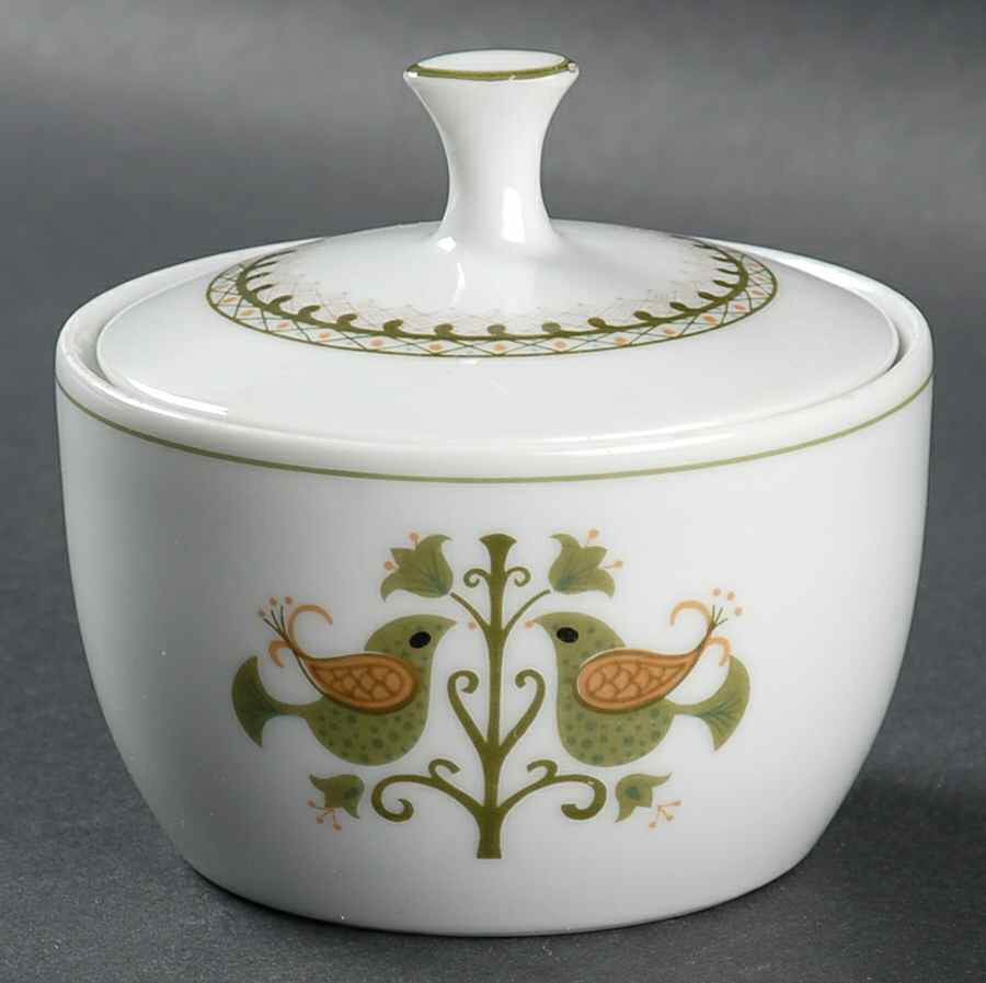 Hermitage Sugar Bowl & Lid by Noritake-1