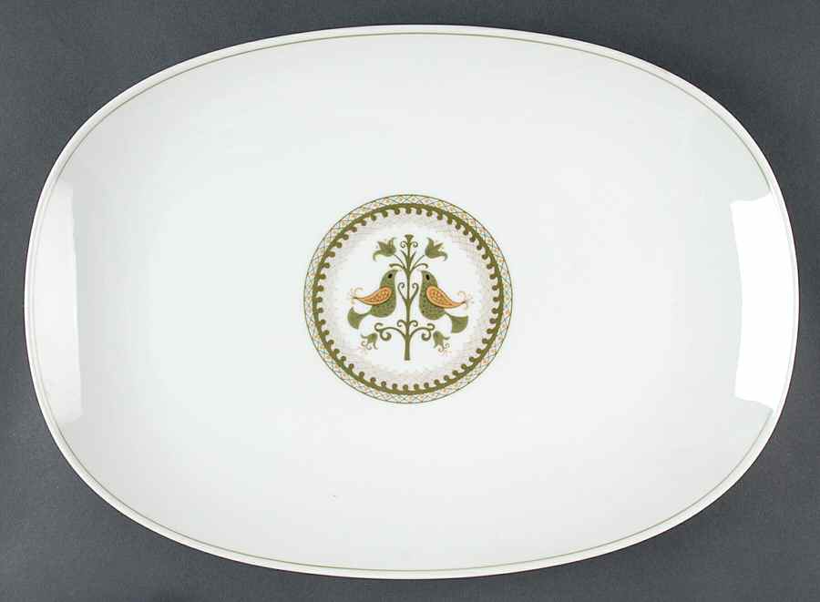 Hermitage 15" Oval Serving Platter by Noritake-1
