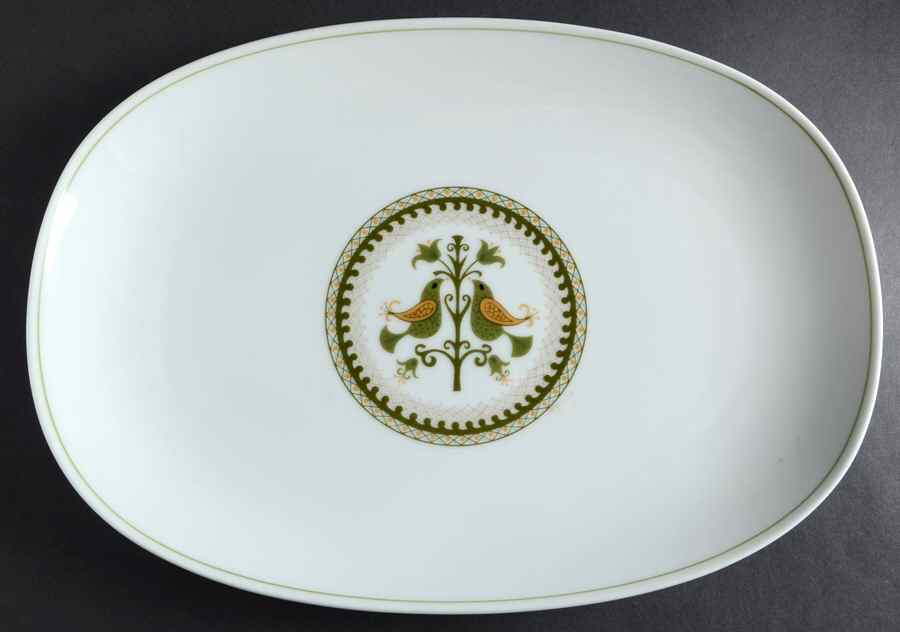 Hermitage 13" Oval Serving Platter by Noritake-1