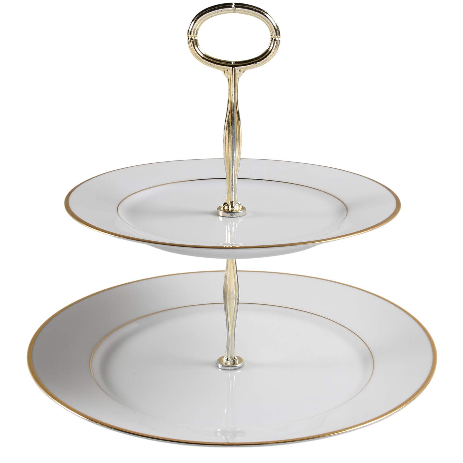 Heritage 6 5/8"-10"  2 Tiered Serving Tray (Dp, Sp) HC by Noritake-1