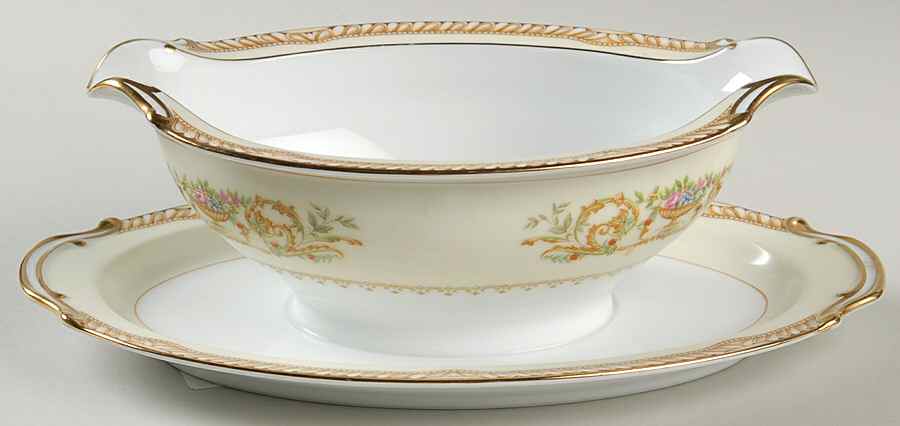Hermosa Gravy Boat with Attached Underplate by Noritake-1