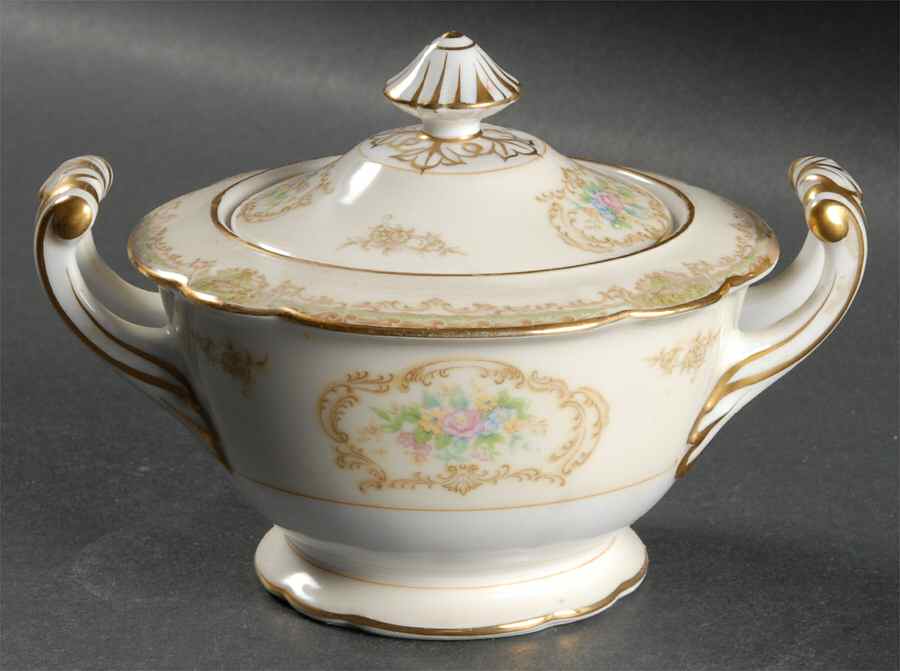 Hertha Sugar Bowl & Lid by Noritake-1