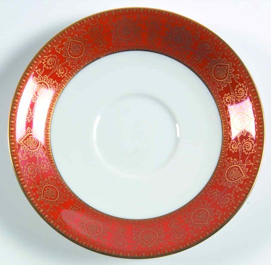 Heiress Ruby Saucer by Noritake-1