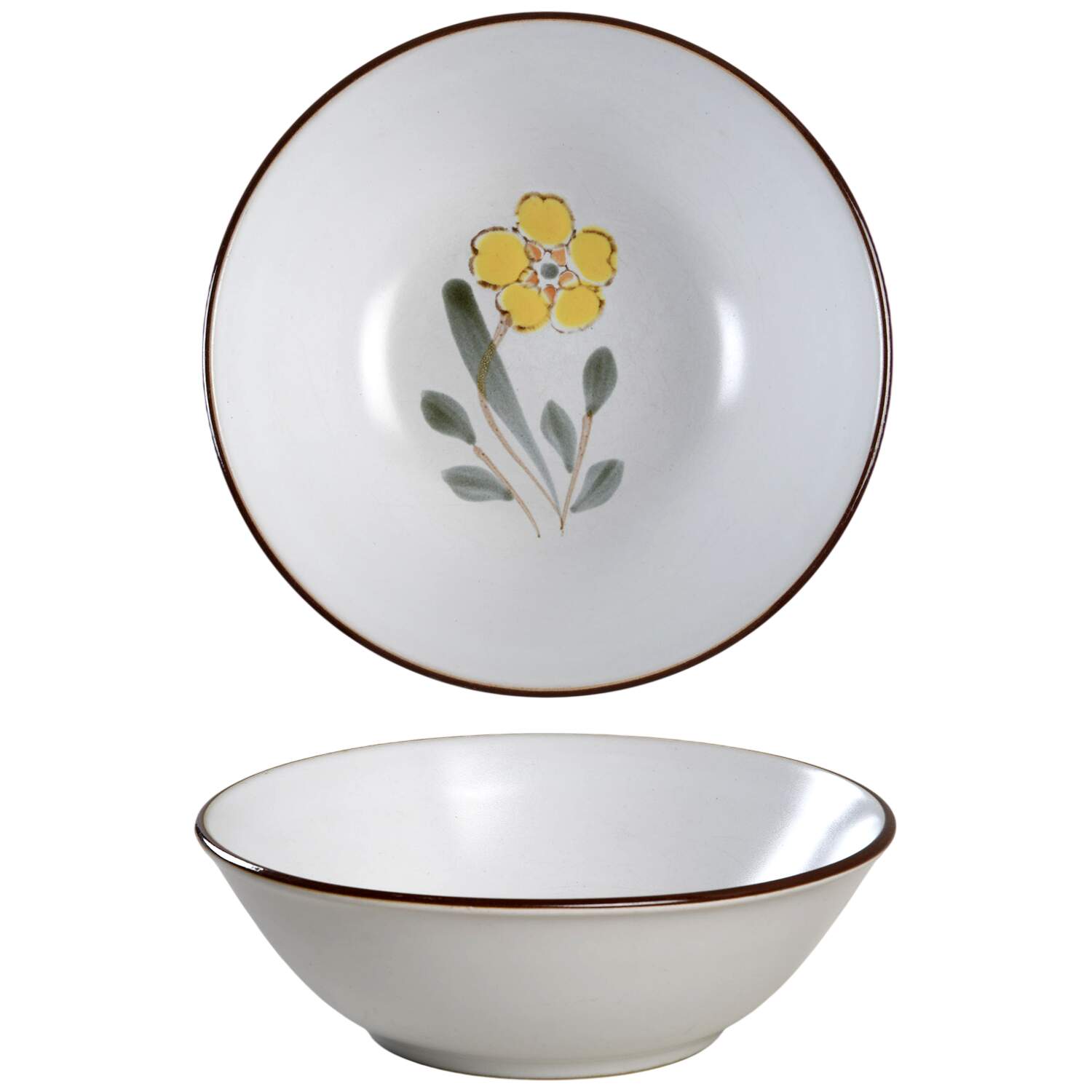 Hello Spring Brown Coupe Cereal Bowl by Noritake-1