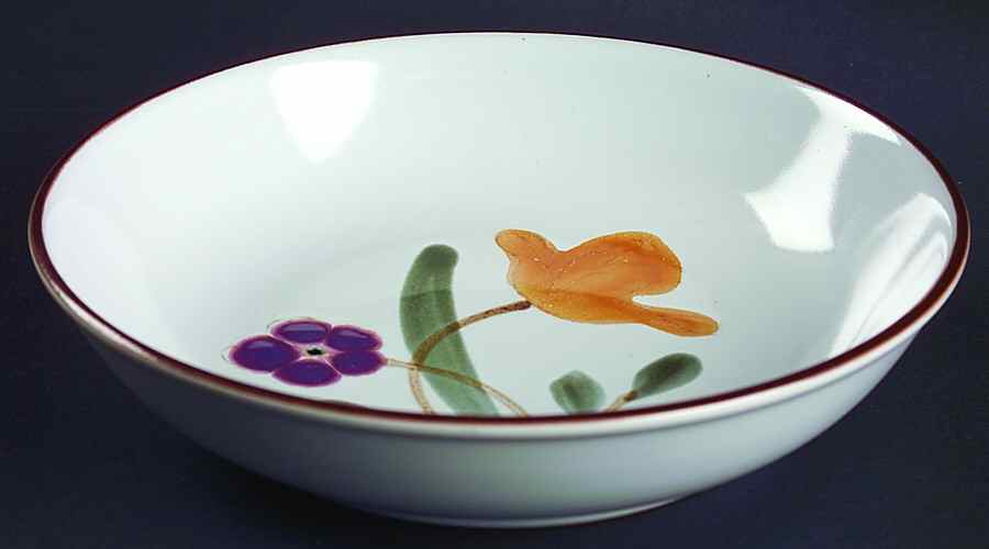 Hello Spring Brown Coupe Soup Bowl by Noritake-1
